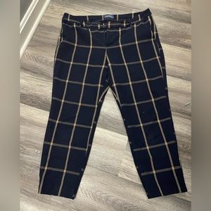 Plaid dress pants